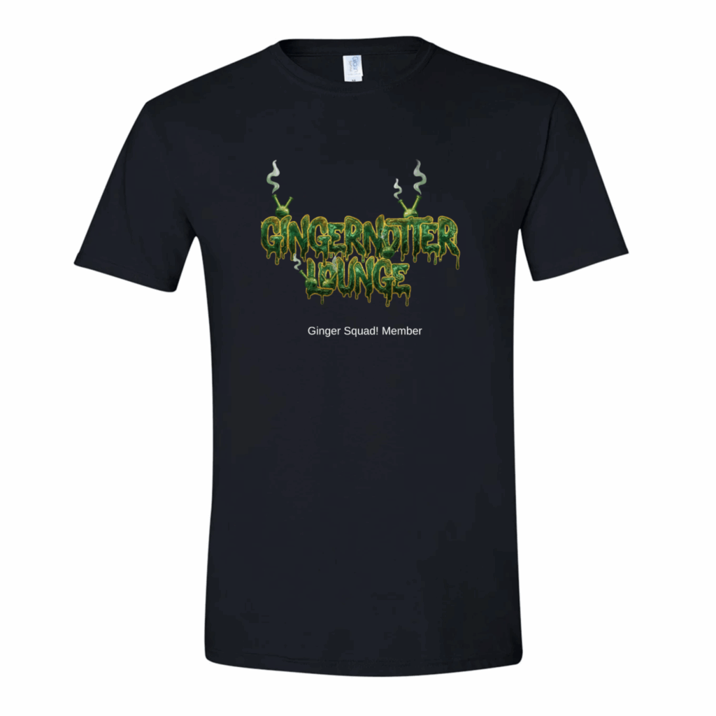 Gingernotter Gaming T-Shirt Black Large