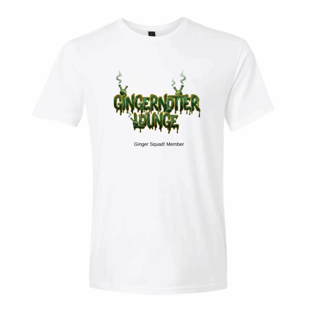 Gingernotter Gaming T-Shirt White Large